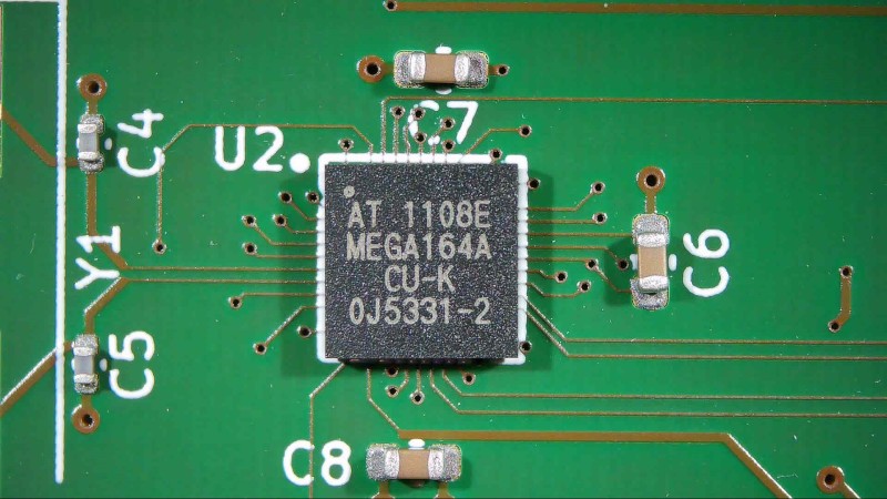 A PCB with components placed with solder paste